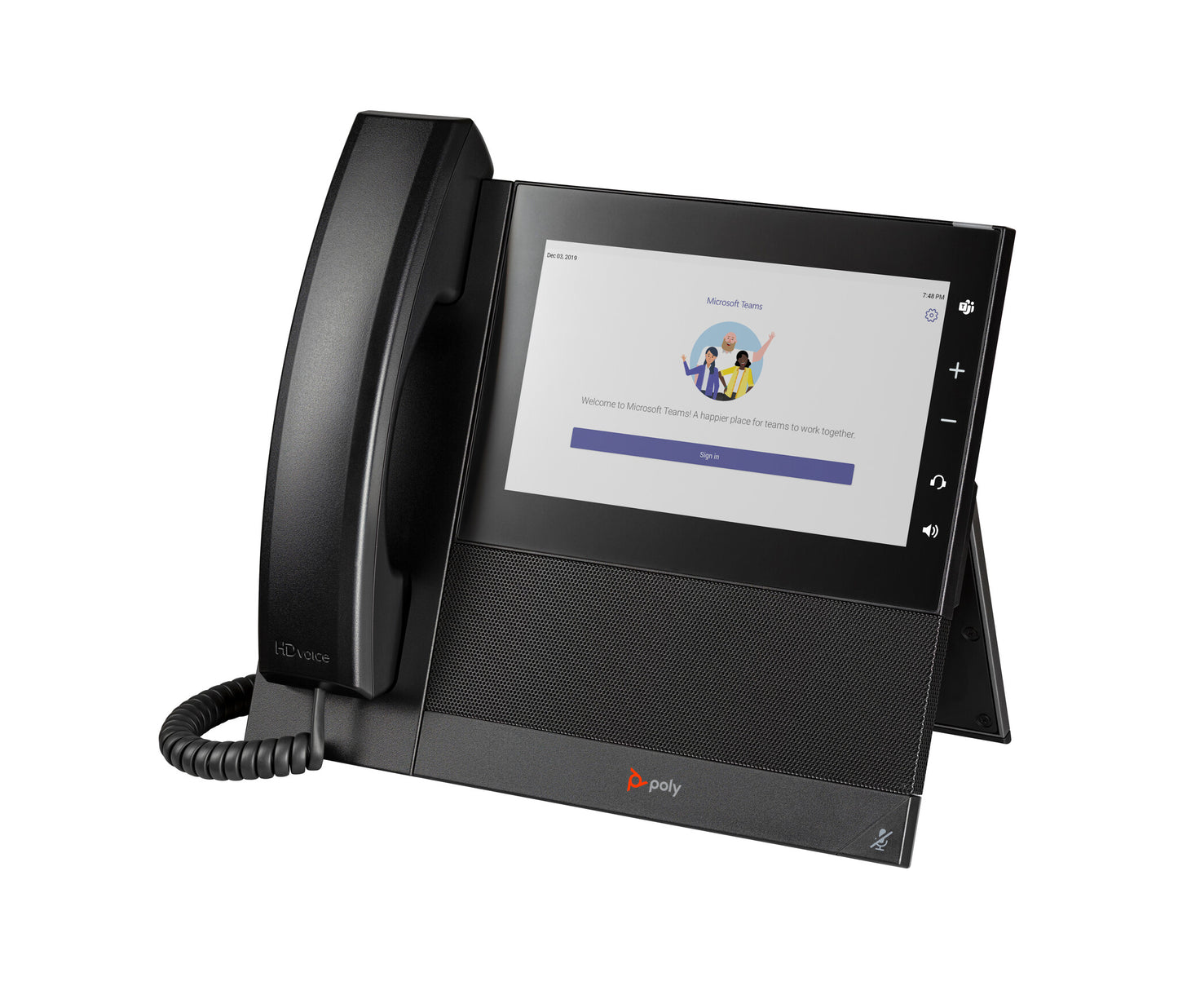 HP Poly CCX 600 Business Media Phone for Microsoft Teams and PoE-enabled