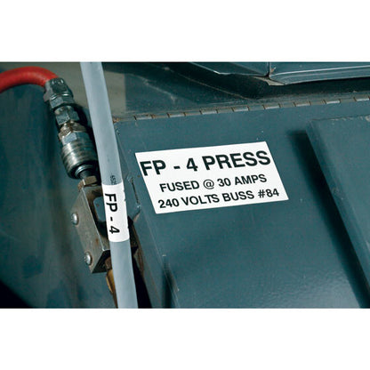 Brady M21-375-595-WT printer label White Self-adhesive printer label