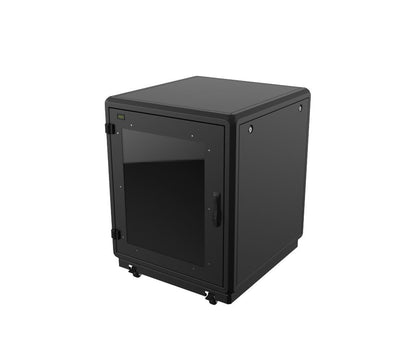 Lanview RDLAK16U758BL rack cabinet 16U Freestanding rack Black