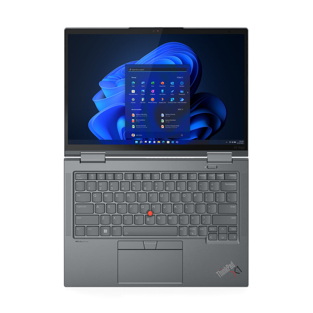 Lenovo ThinkPad X1 Yoga Intel® Core™ i5 i5-1335U Hybrid (2-in-1) 35.6 cm (14") Touchscreen WUXGA 16 GB LPDDR5-SDRAM 256 GB SSD Wi-Fi 6E (802.11ax) Windows 11 Pro Grey