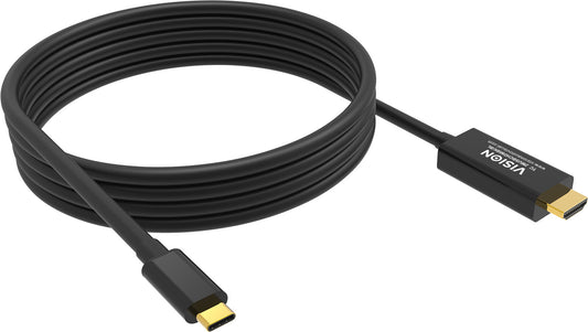 Vision TC 2MUSBCHDMI8K/BL mobile phone cable Black 2 m USB C