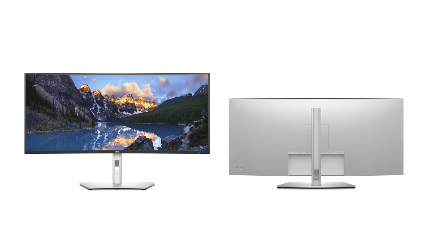 DELL UltraSharp U3824DW computer monitor 95.2 cm (37.5") 3840 x 1600 pixels Wide Quad HD+ LCD Black, Silver