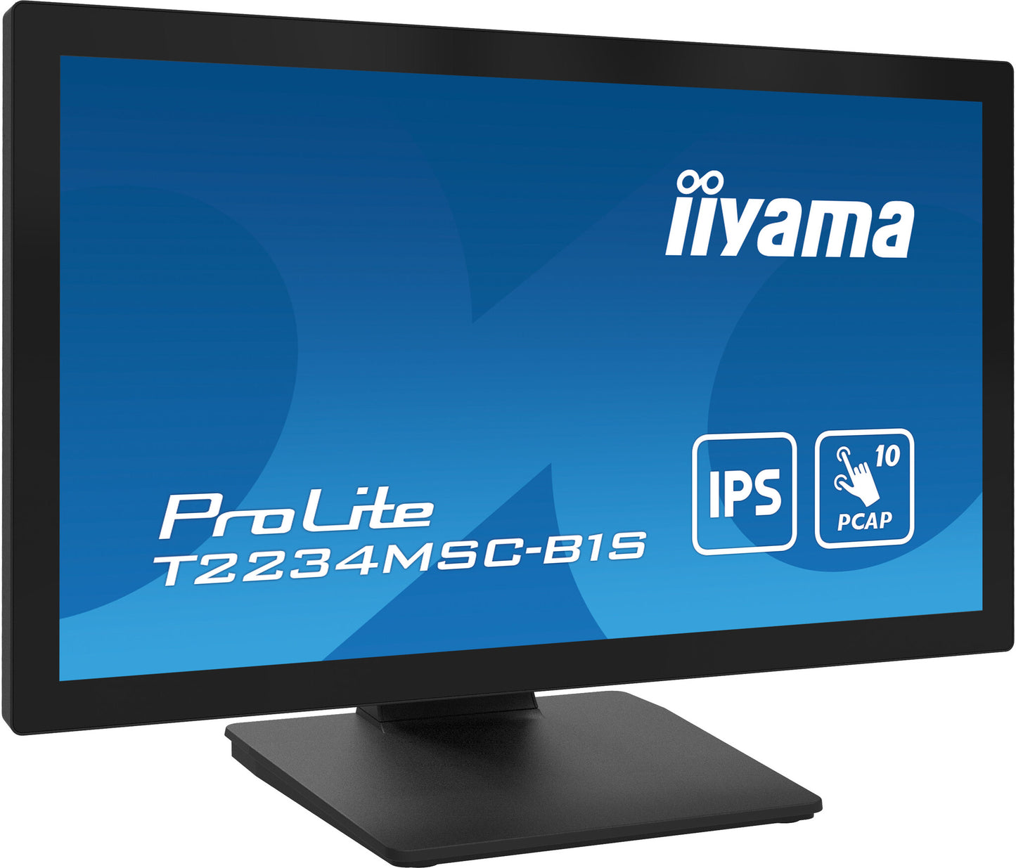 iiyama ProLite T2234MSC-B1S computer monitor 54.6 cm (21.5") 1920 x 1080 pixels Full HD Touchscreen Black