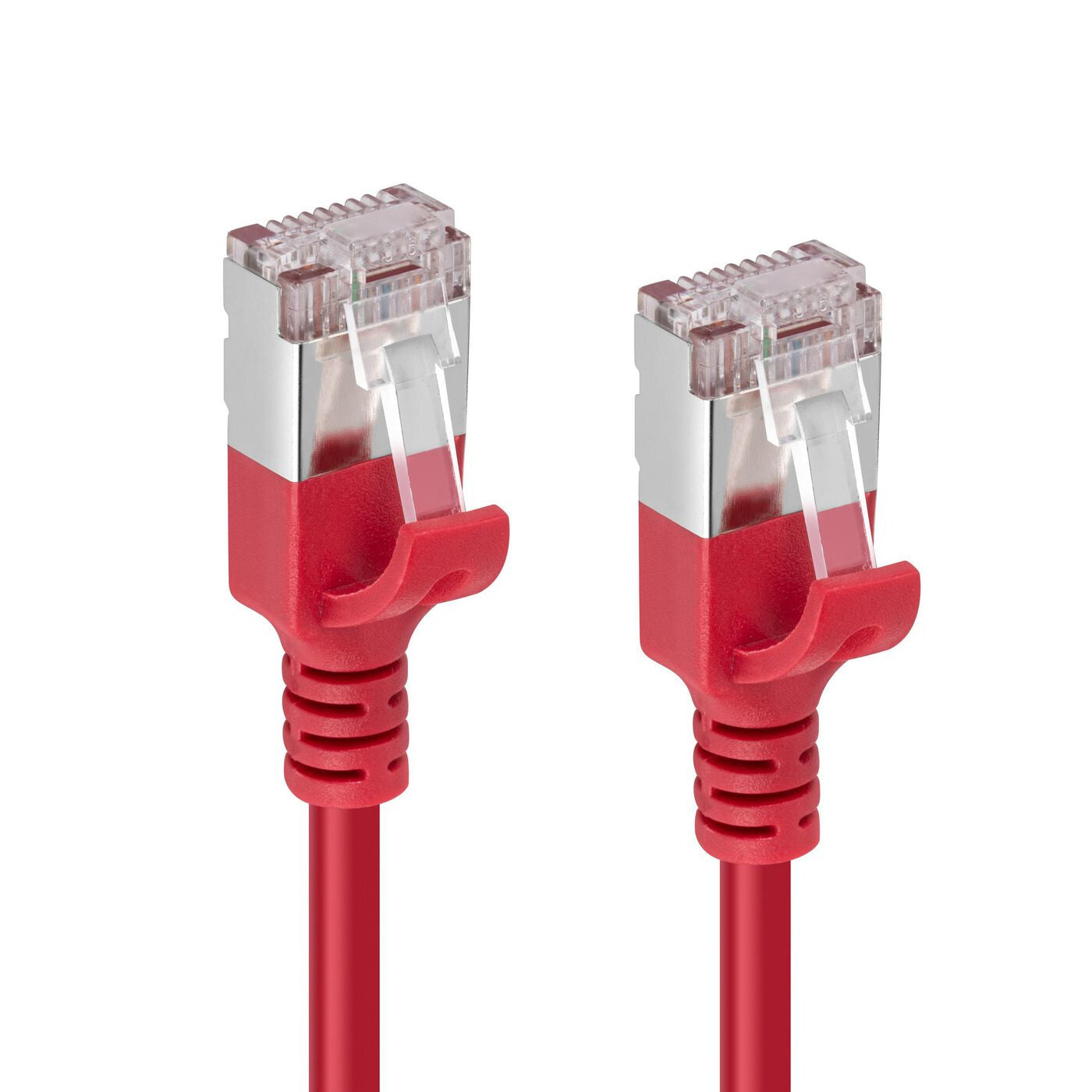 Microconnect V-FTP6A0025R-SLIM networking cable Red 0.25 m Cat6a U/FTP (STP)