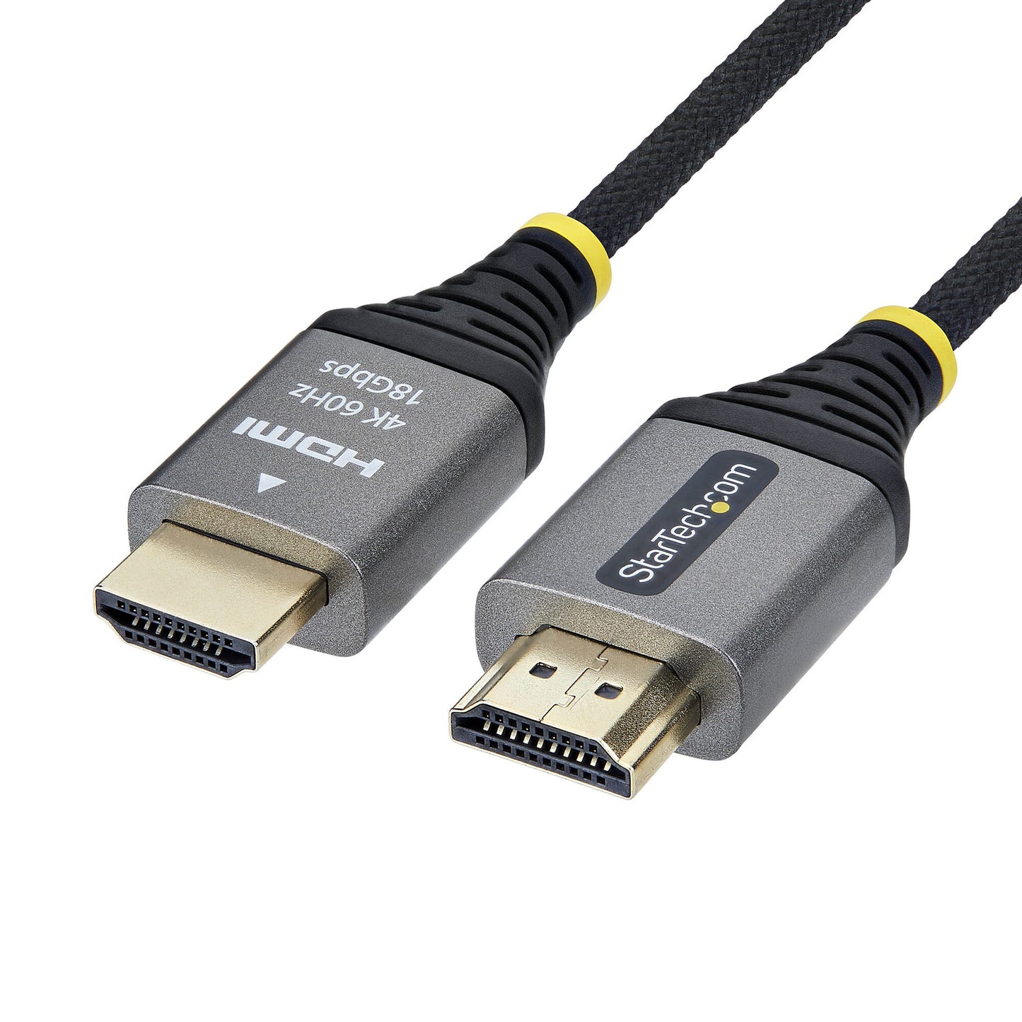 StarTech.com 3m (10ft) Premium Certified High Speed HDMI Cable, Ultra Flexible HDMI Cable, 4K 60Hz/1440p 144Hz w/HDR10/ARC, 18Gbps, High Flex Braided HDMI Cord