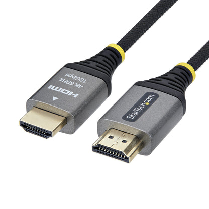StarTech.com 3m (10ft) Premium Certified High Speed HDMI Cable, Ultra Flexible HDMI Cable, 4K 60Hz/1440p 144Hz w/HDR10/ARC, 18Gbps, High Flex Braided HDMI Cord