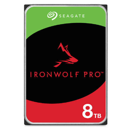 Seagate IronWolf Pro ST8000NT001 internal hard drive, 8TB, 7200 RPM, 3.5-inch, Serial ATA III