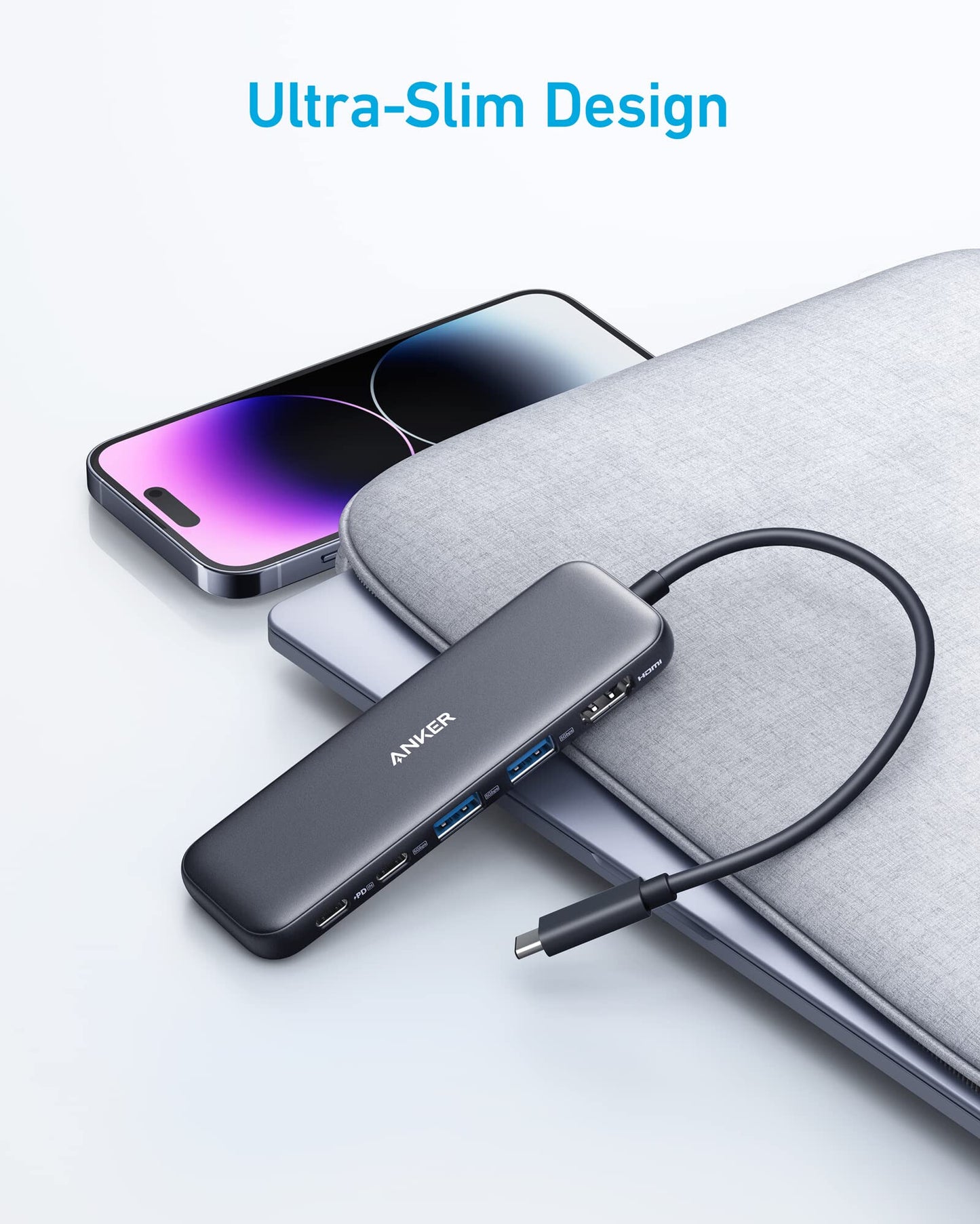 Anker 332 Wired USB 3.2 Gen 1 (3.1 Gen 1) Type-C Black