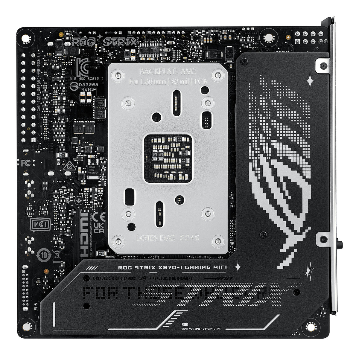 ASUS ROG STRIX X870-I GAMING WIFI AMD X870 Socket AM5 mini ITX