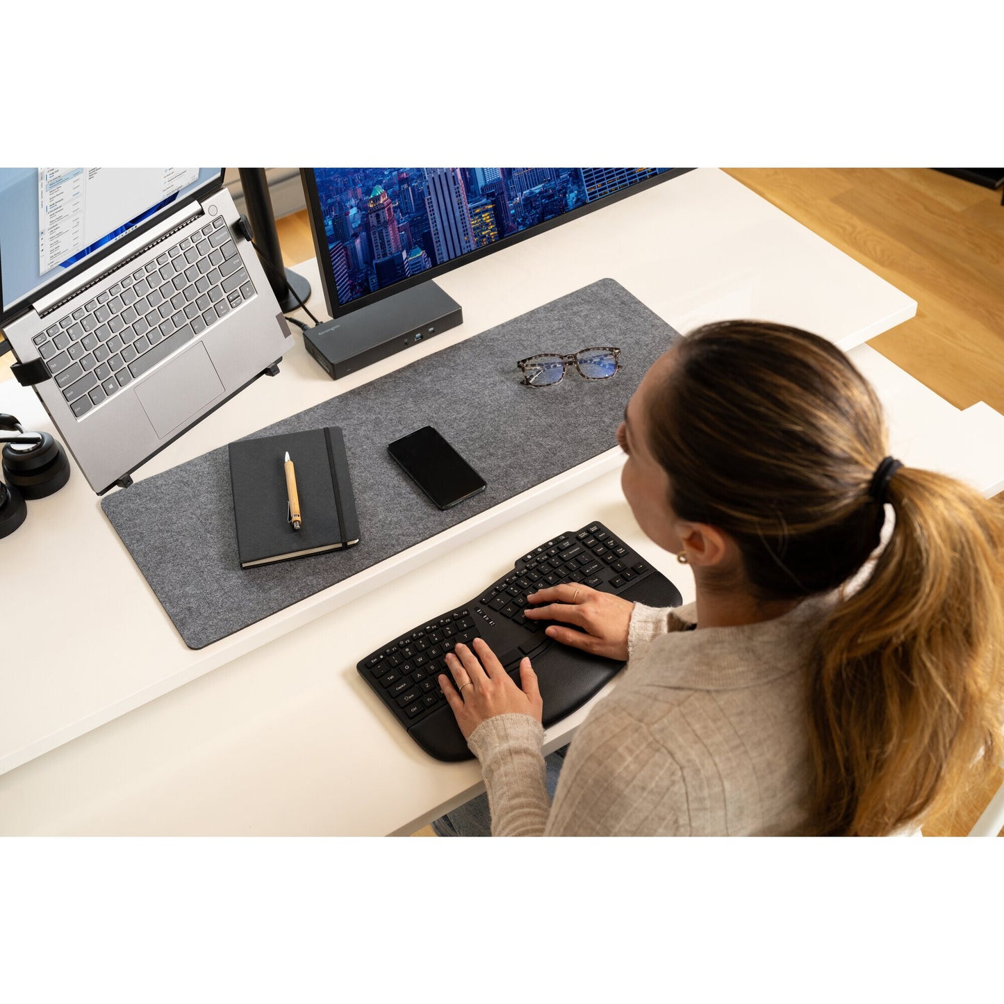 Kensington Pro Fit Ergo KB675 EQ TKL Rechargeable Keyboard