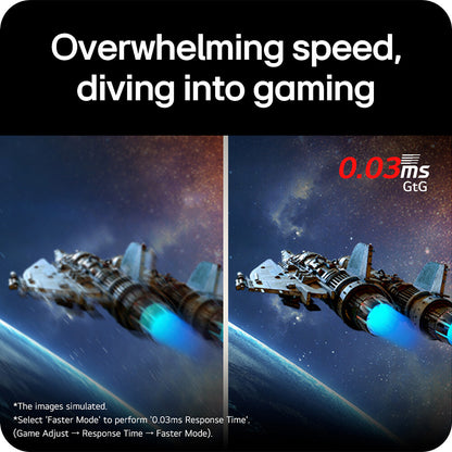 LG UltraGear OLED GX8 32GX850A-B 4K UHD Dual-Mode: 165Hz -330Hz gaming monitor