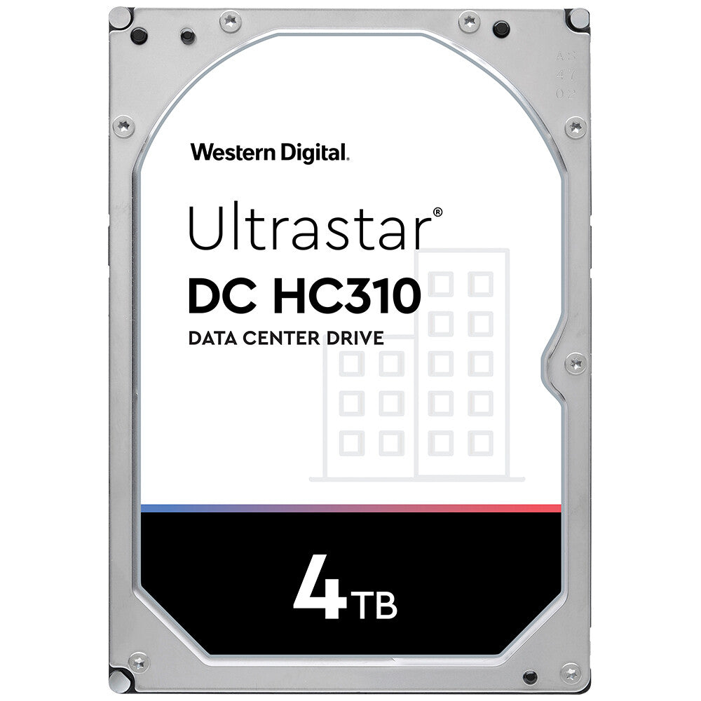 Western Digital Ultrastar DC HC310 internal hard drive, 4TB, 7200 RPM, 3.5-inch, SAS