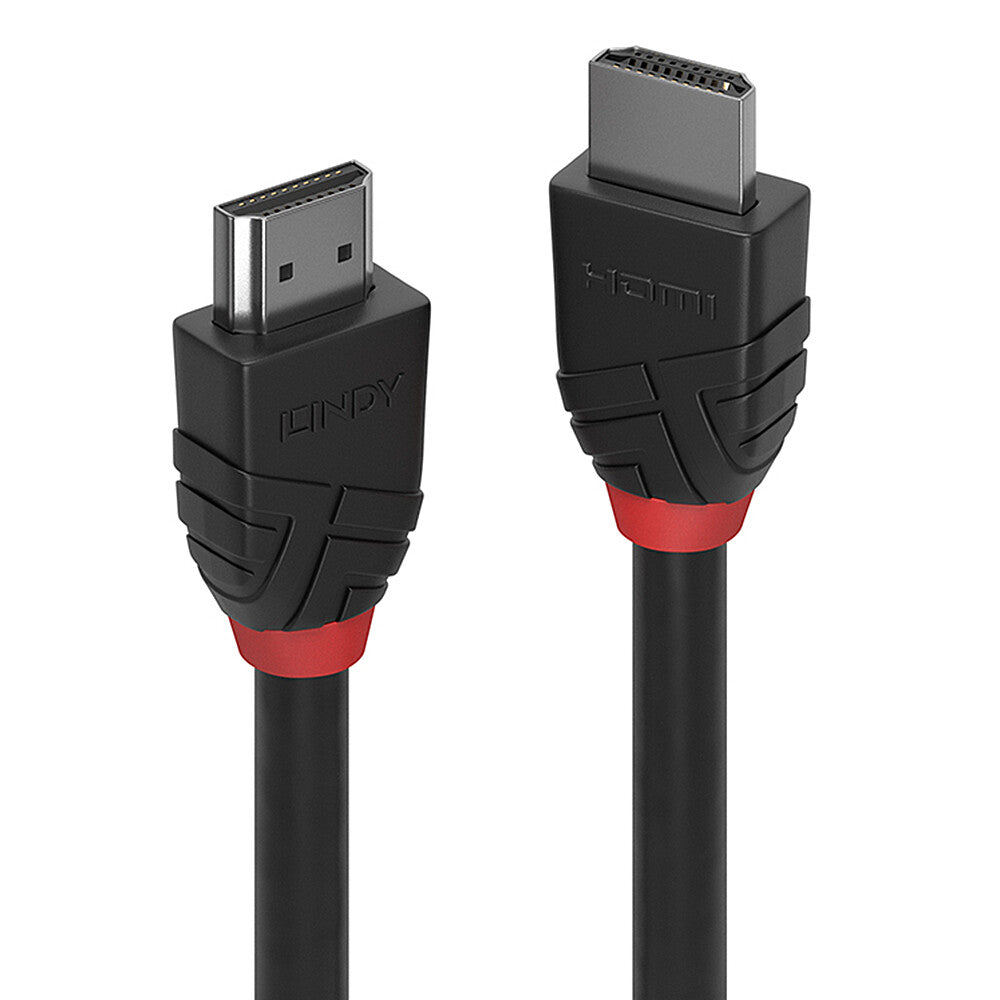 Lindy 1m High Speed HDMI Cable, Black Line