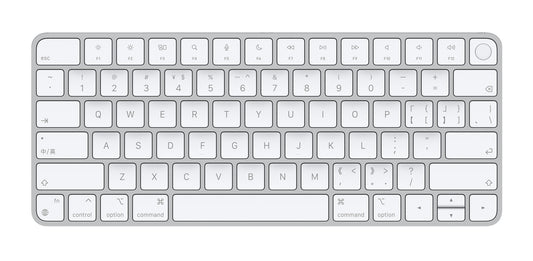 Apple Magic keyboard Universal USB + Bluetooth Chinese Traditional Aluminium, White