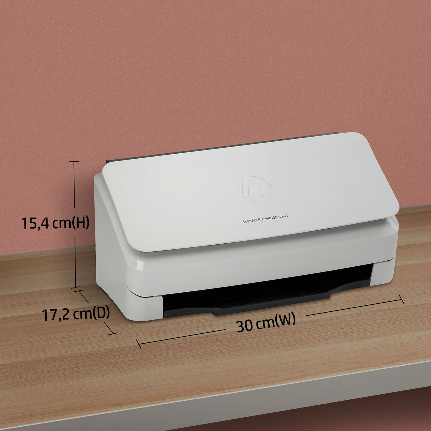 HP ScanJet Pro N4000 snw1 Sheet-fed scanner 600 x 600 DPI A4 Black, White