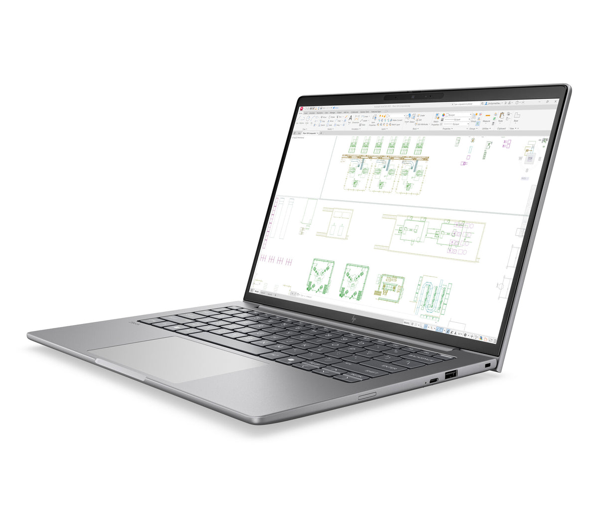 HP ZBook 8 G2i 14 inch Mobile Workstation PC - Data Science Copilot+ PC Intel Core Ultra 9 386H 35.6 cm (14") WUXGA 64 GB DDR5-SDRAM 1 TB SSD Wi-Fi 7 (802.11be) Windows 11 Pro AI Workstation, AI PC Silver