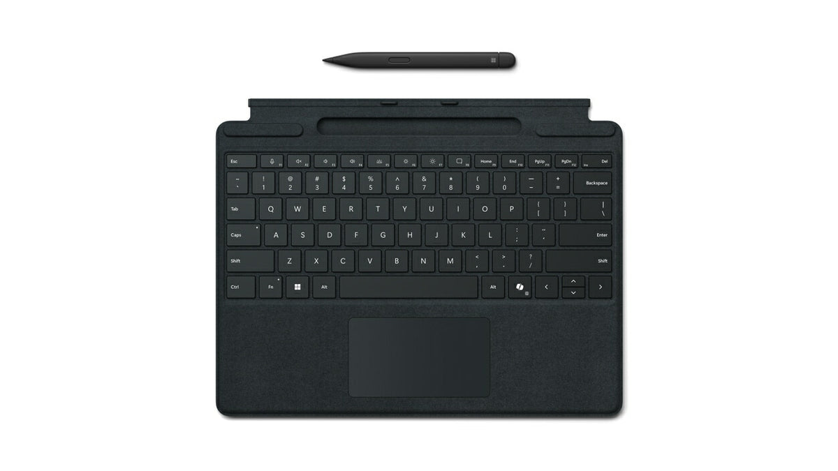 Microsoft Surface Pro Keyboard w/ Slim Pen QWERTY English Microsoft Cover port Black
