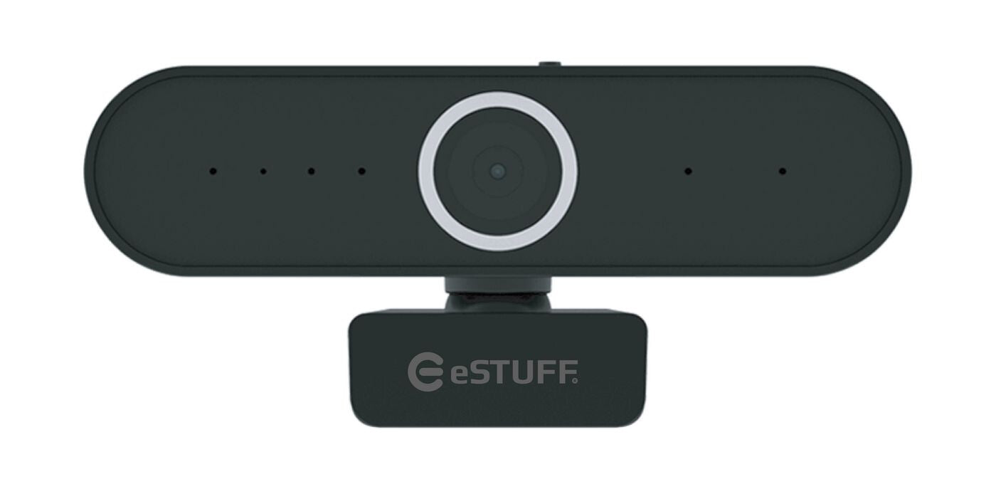 eSTUFF GLB246250 webcam 2 MP 1920 x 1080 pixels Black