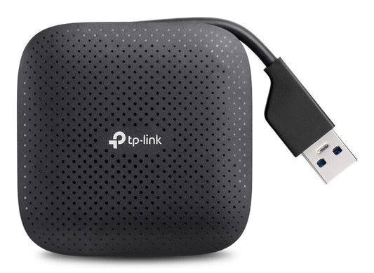 TP-Link UH400 interface hub USB 3.2 Gen 1 (3.1 Gen 1) Type-A 5000 Mbit/s Black