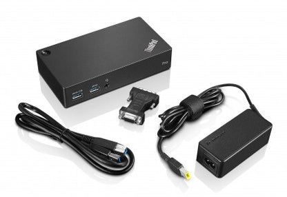 Lenovo ThinkPad USB 3.0 Pro Dock Wired USB 3.2 Gen 1 (3.1 Gen 1) Type-A Black