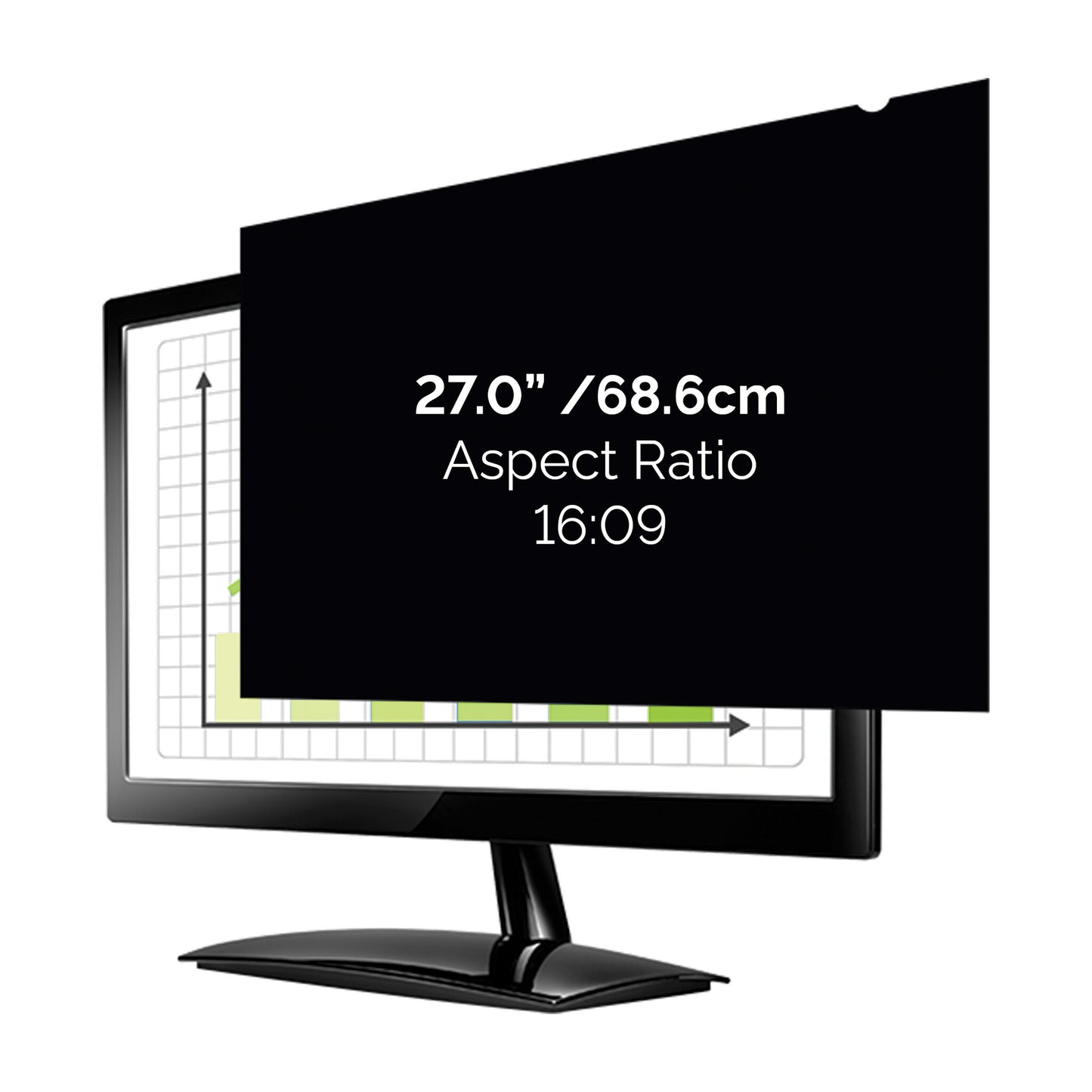 Fellowes PrivaScreen 68.6 cm (27") Monitor Frameless display privacy filter