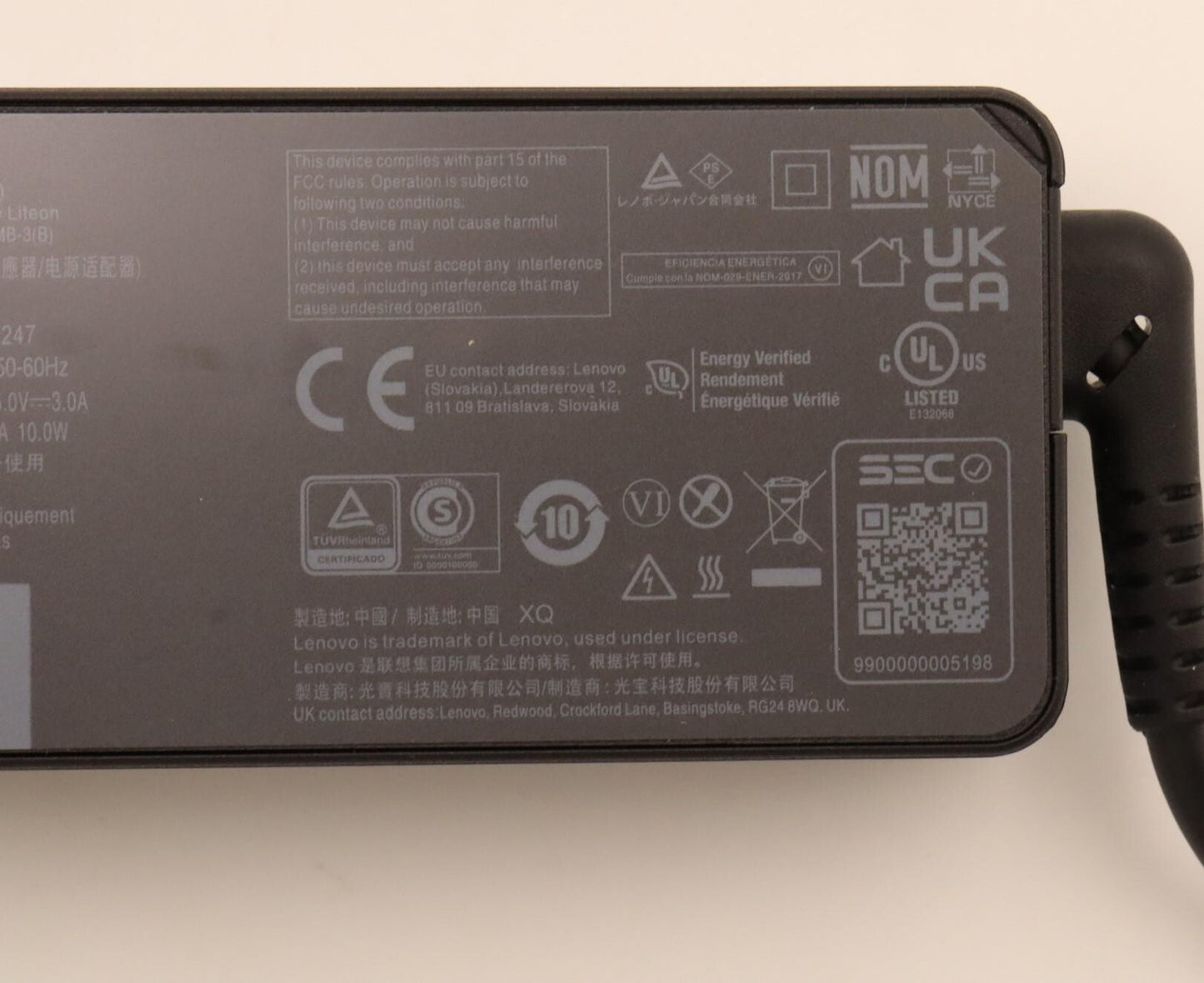 Lenovo 5A10W86247 power adapter/inverter Indoor 45 W Black