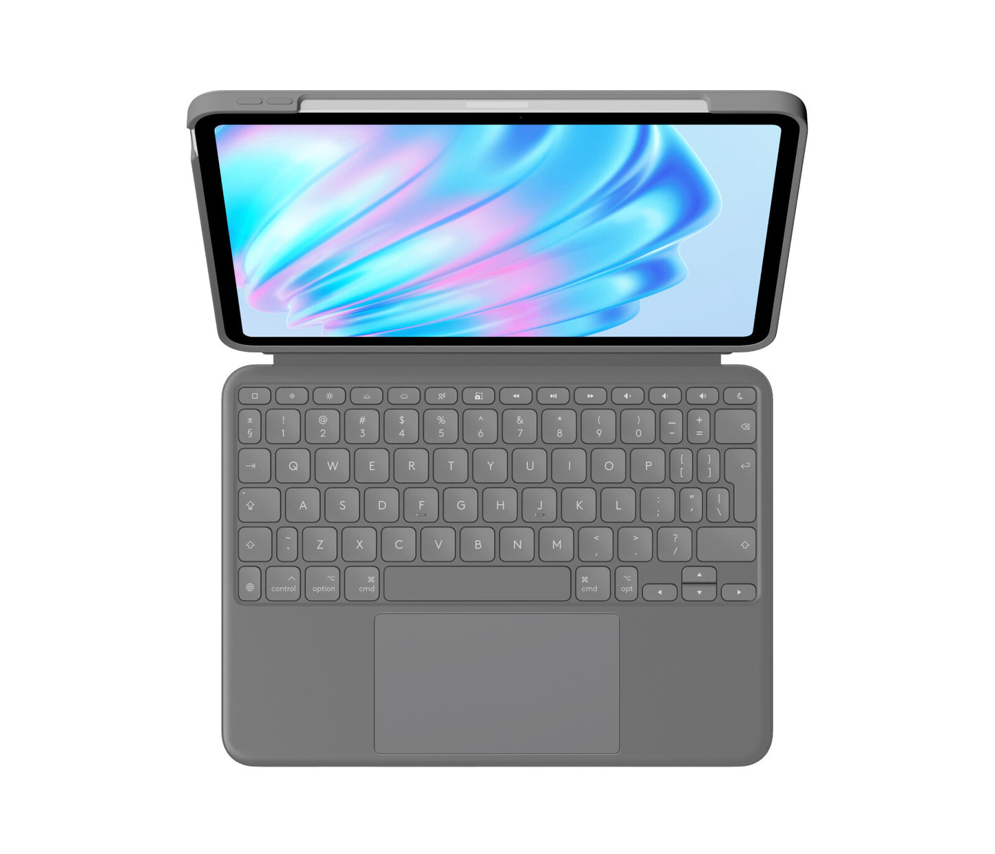 Logitech Combo Touch QWERTY US International Smart Connector Grey