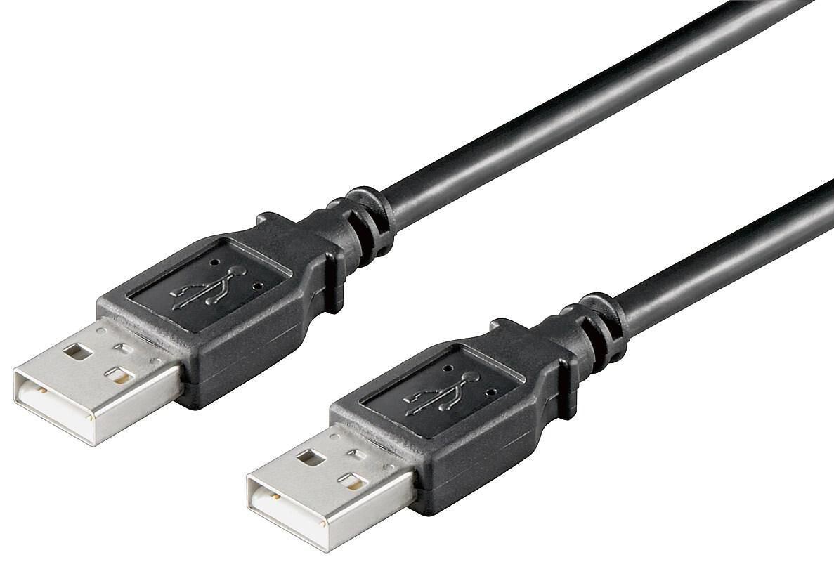 Microconnect USBAA1B USB cable USB 2.0 1 m USB A Black