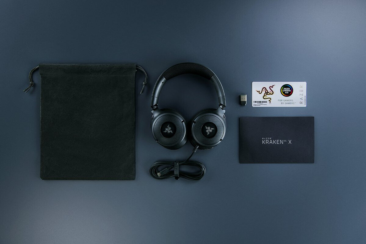 Razer Kraken V4 X Headset Wired Head-band Gaming USB Type-C / USB Type-A Black