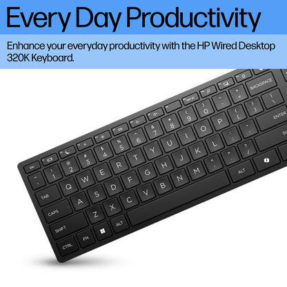 HP Wired Desktop 320K Keyboard