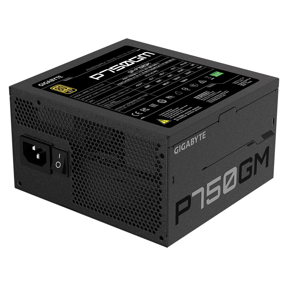 GIGABYTE P750GM power supply unit 750 W 20+4 pin ATX ATX Black
