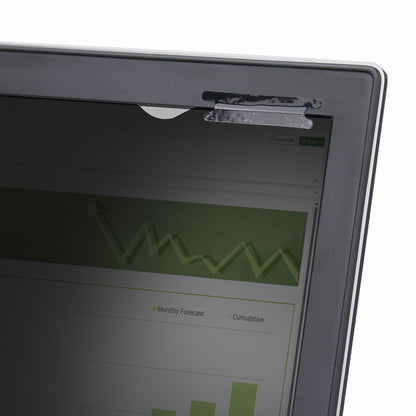 StarTech.com 13.3-inch 16:9 Flip-Up Privacy Screen with Touch, Anti-Glare Blue Light Filter, Laptop Monitor Screen Protector, +/- 30 Deg. View Angle