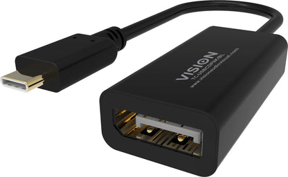 Vision TC-USBCDP8K/BL interface cards/adapter DisplayPort