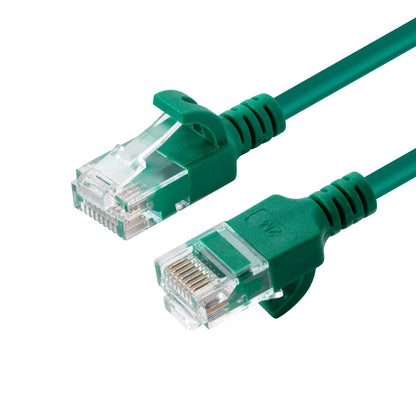 Microconnect V-UTP6A02G-SLIM networking cable Green 2 m Cat6a U/UTP (UTP)