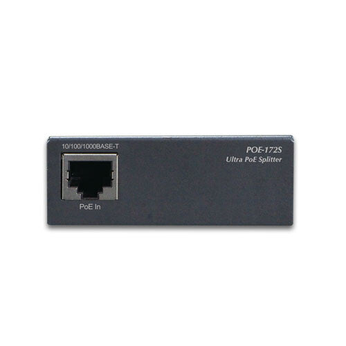 PLANET POE-172S network splitter Power over Ethernet (PoE) Black