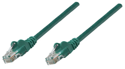 Intellinet Network Patch Cable, Cat6, 0.25m, Green, Copper, S/FTP, LSOH / LSZH, PVC, RJ45, Gold Plated Contacts, Snagless, Booted, Lifetime Warranty
