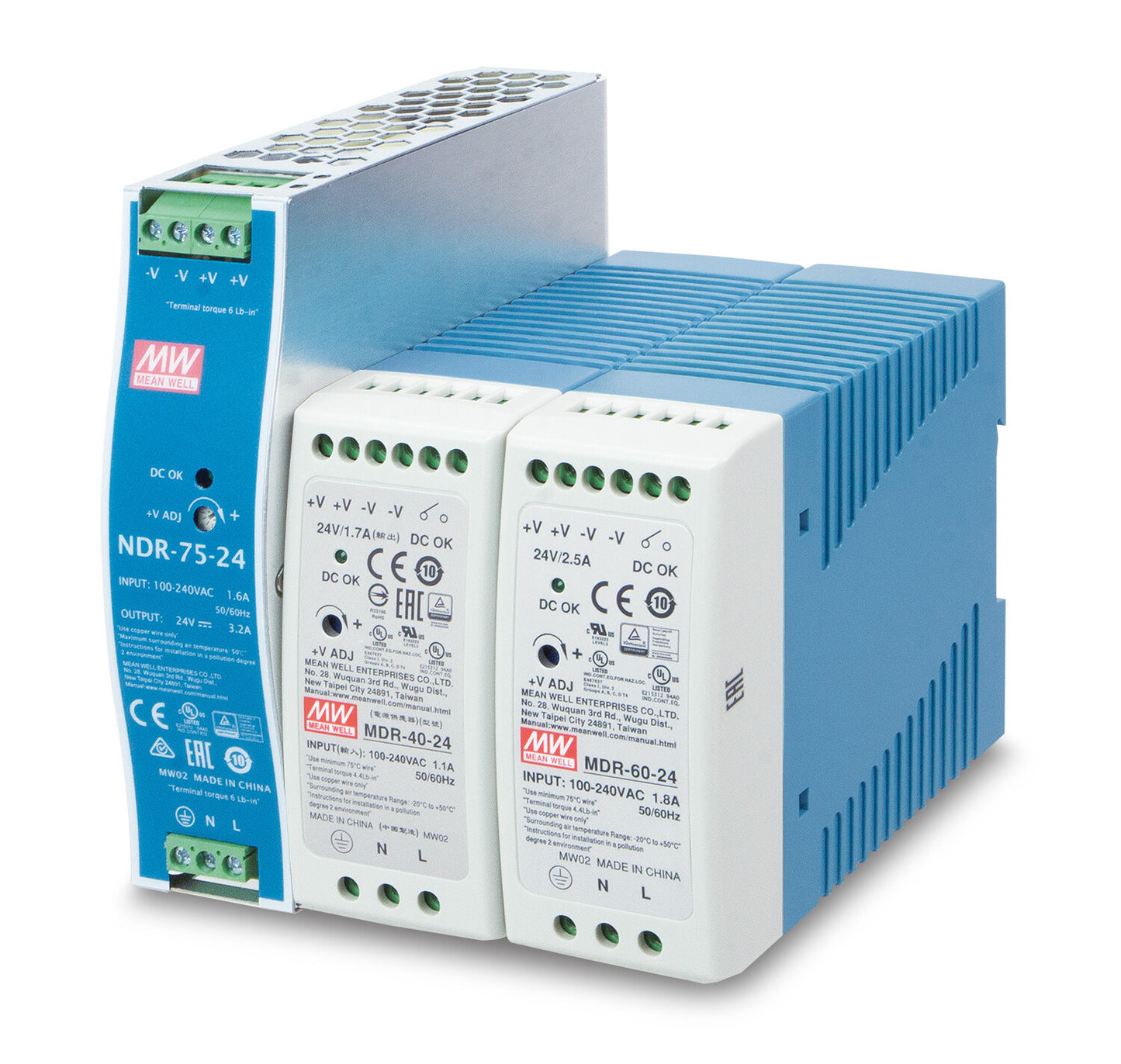 PLANET PWR-60-24 power supply unit 60 W Blue, White