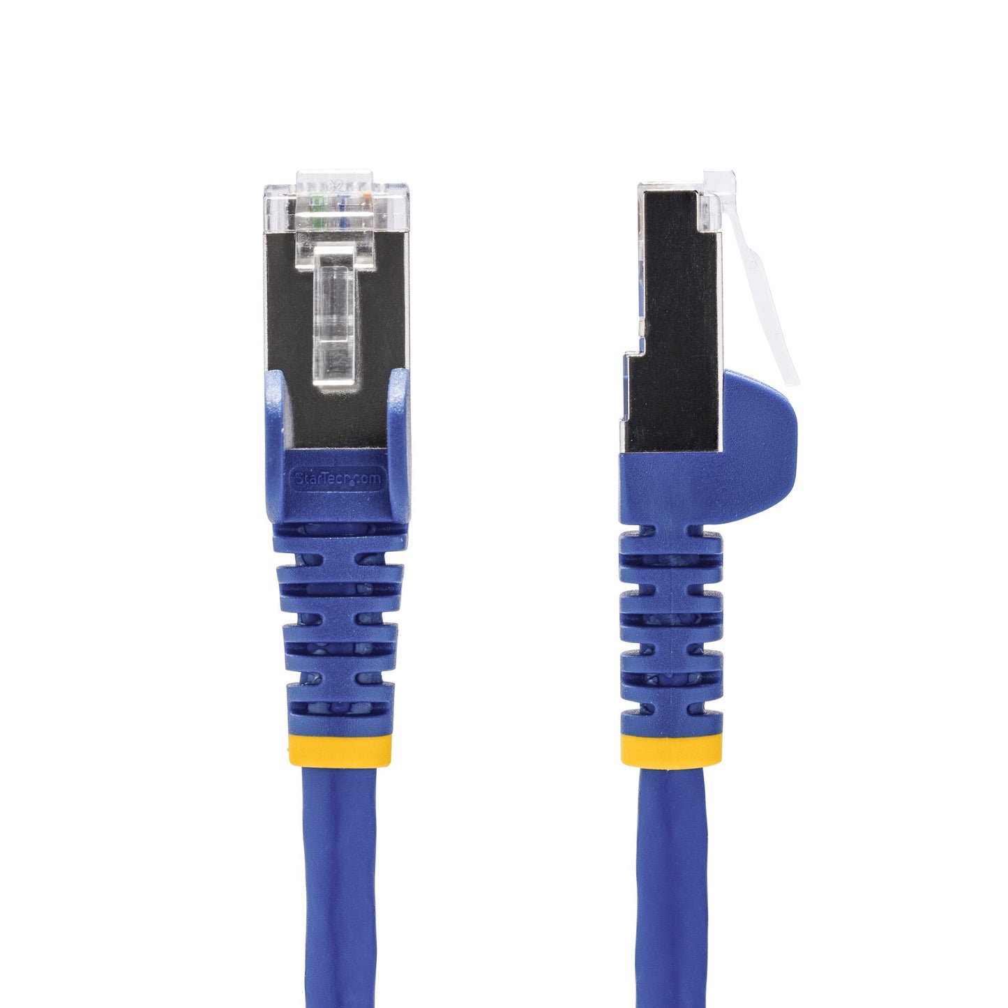 StarTech.com 50cm Blue CAT8 Ethernet Cable, Snagless RJ45, 25G/40G, 2000MHz, 100W PoE++, S/FTP, 26AWG Pure Bare Copper Wire, LSZH, Shielded Network Patch Cord w/Strain Reliefs, Individually Tested