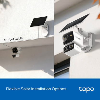 TP-Link Tapo Solar-Pow Dual-Lens Pan/Tilt Sec Cam Kit smart home security kit