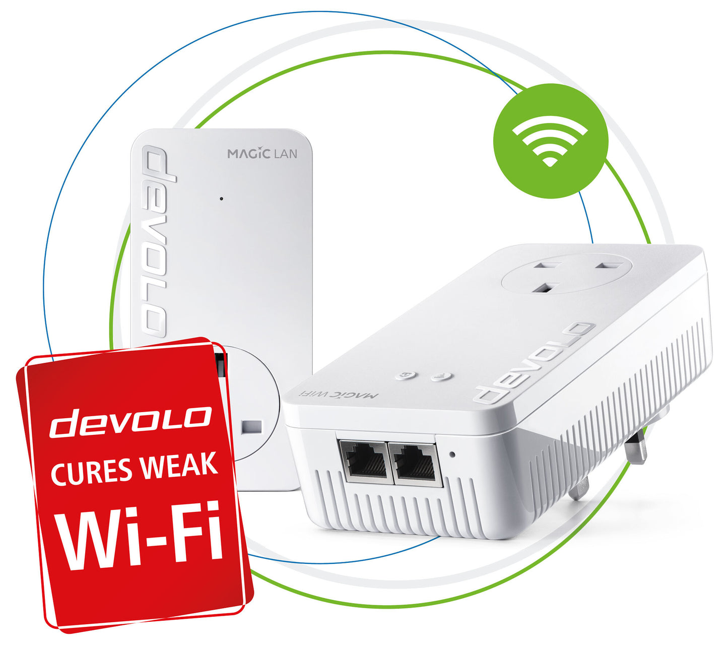 Devolo Magic 2 WiFi 6 2400 Mbit/s Ethernet LAN Wi-Fi White 2 pc(s)