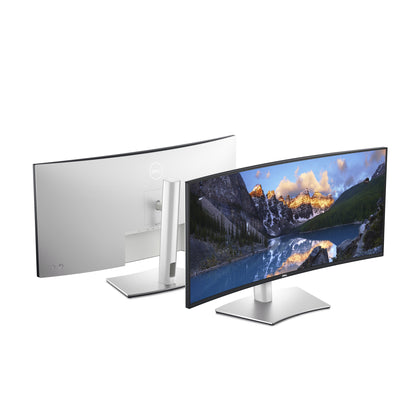 DELL UltraSharp U3824DW computer monitor 95.2 cm (37.5") 3840 x 1600 pixels Wide Quad HD+ LCD Black, Silver