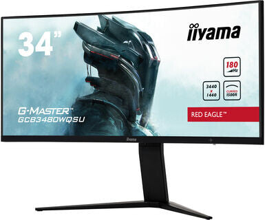 iiyama G-MASTER GCB3480WQSU-B1 computer monitor 86.4 cm (34") 3440 x 1440 pixels UltraWide Quad HD LCD Black