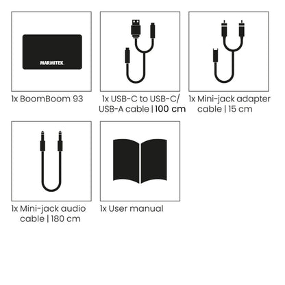 Marmitek BoomBoom 93 - Bluetooth receiver - AptX - NFC