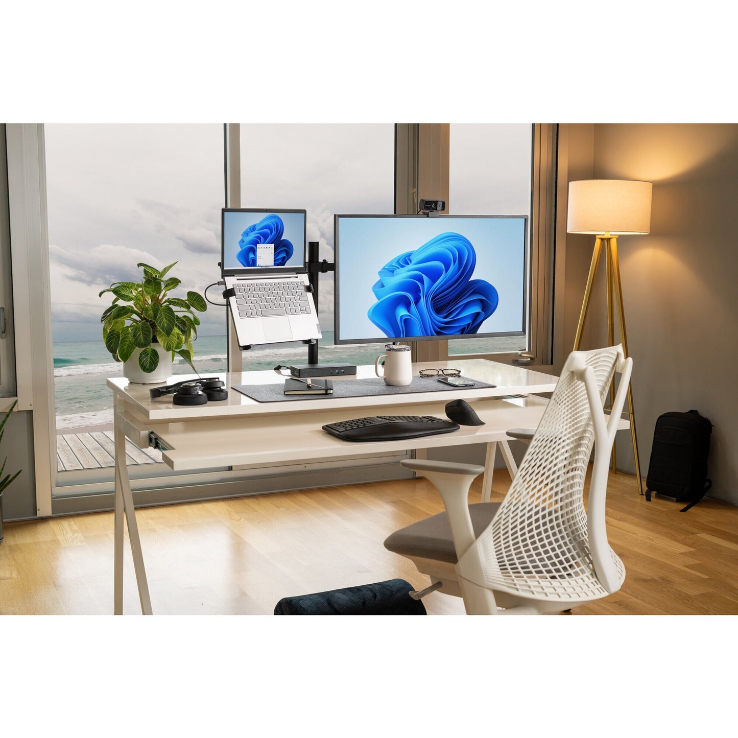 Kensington SmartFit Ergo Dual Extended Monitor Arm