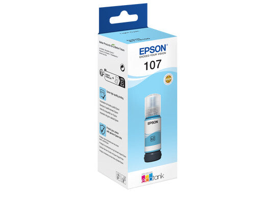 Epson 107 EcoTank Light Cyan Ink Bottle