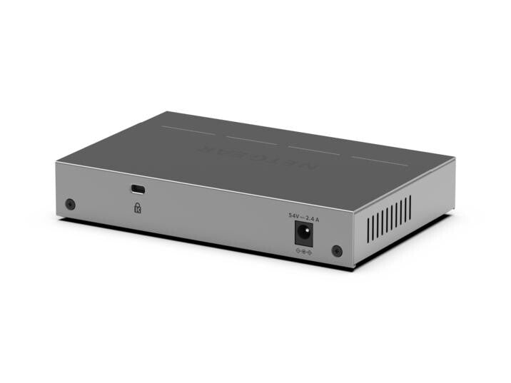 NETGEAR GS108EPP Unmanaged Gigabit Ethernet (10/100/1000) Power over Ethernet (PoE) Desktop/Wall-Mounting Grey