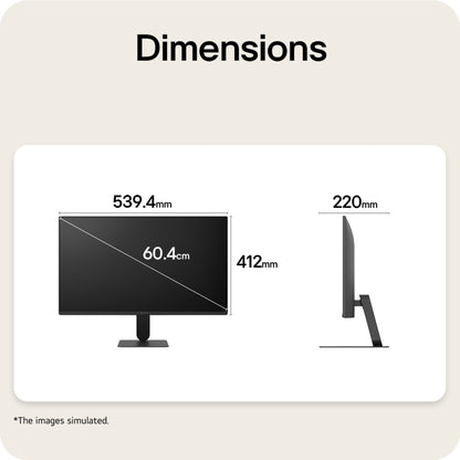 LG Monitor U4 24U411B-B 24-inch IPS Full HD 144Hz Monitor