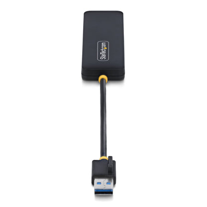 StarTech.com 4-Port USB-A Hub, 5Gbps, Bus Powered, Small Travel Mini USB Hub, Multi-Port USB 3.0 Splitter, Portable USB Hub, Overcurrent Protection (OCP)