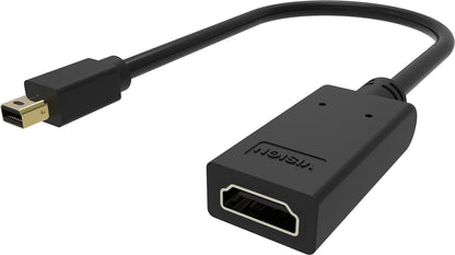 Vision TC-MDPHDMI/BL video cable adapter Mini DisplayPort HDMI Type A (Standard) Black