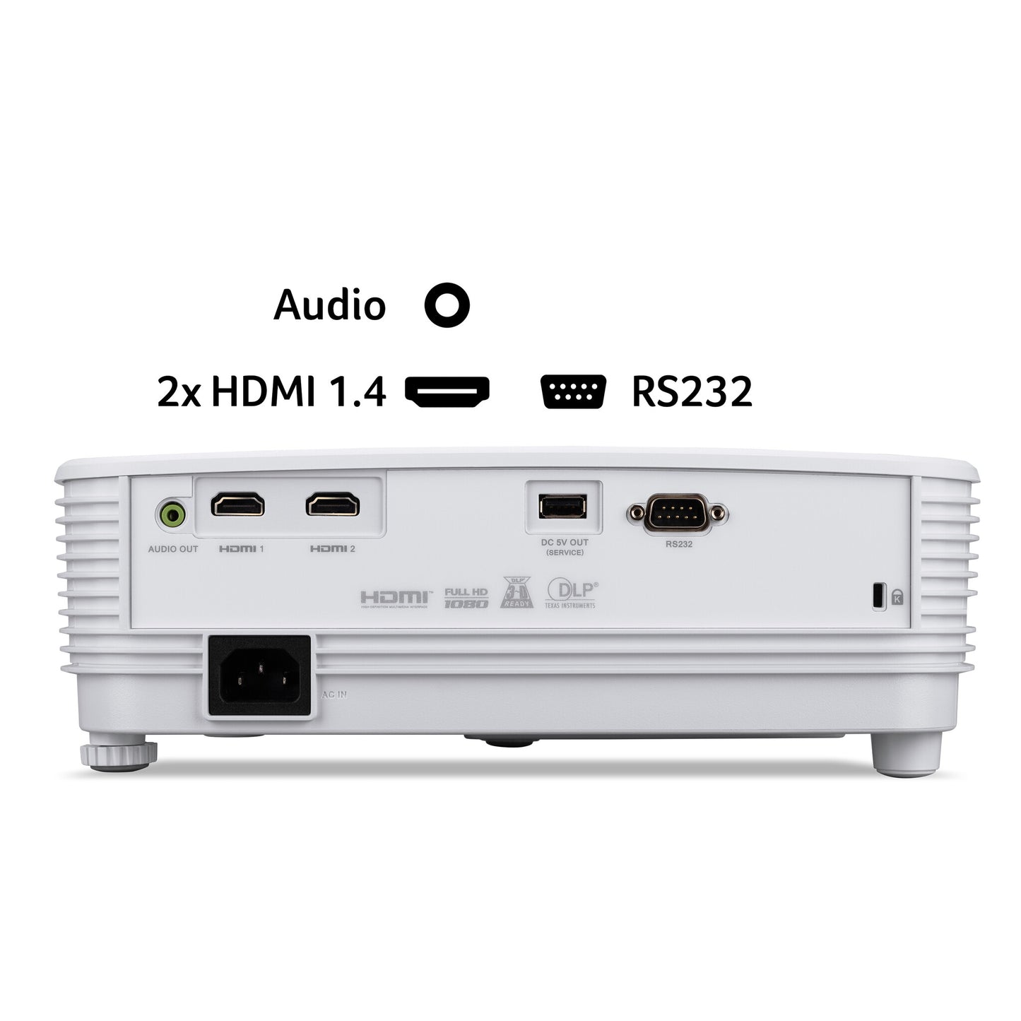 Acer H6542 1080 CarryCase EU/UK HDMI Standard throw projector 4000 ANSI lumens DLP 1080p (1920x1080)